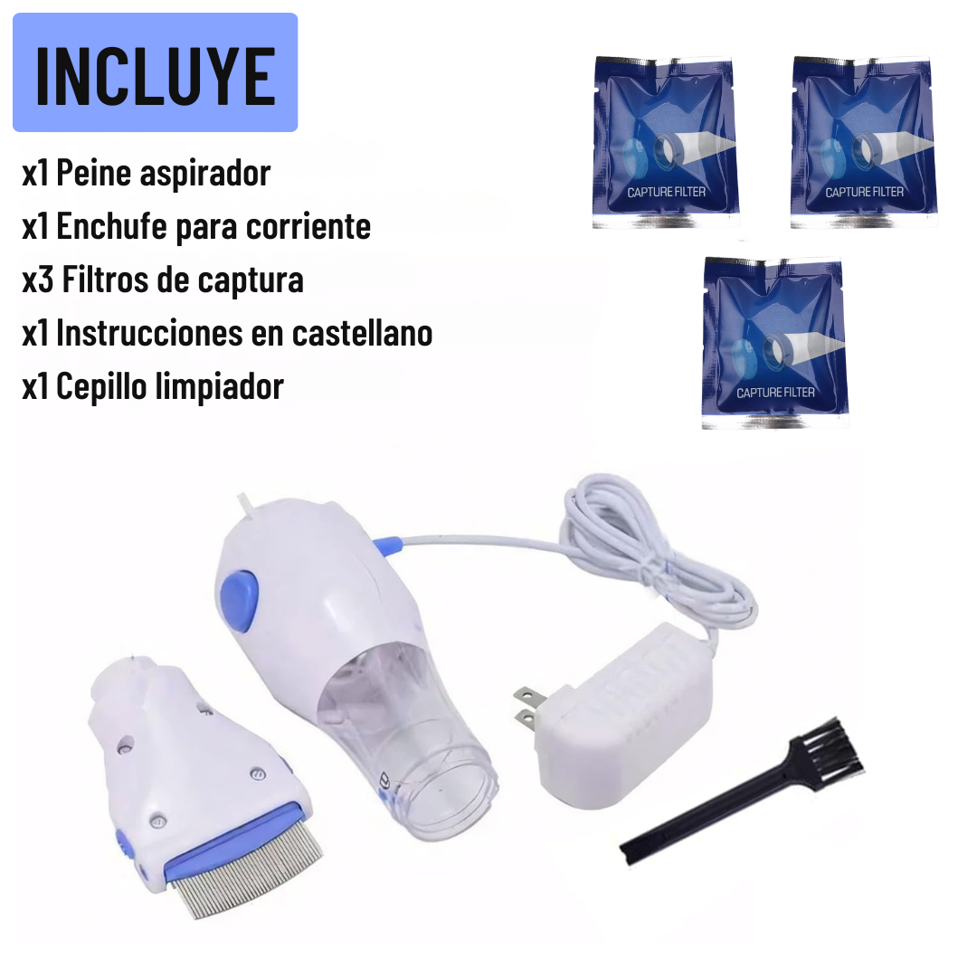 Aspikids & Pets® - Aspirador Quitapiojos Profesional